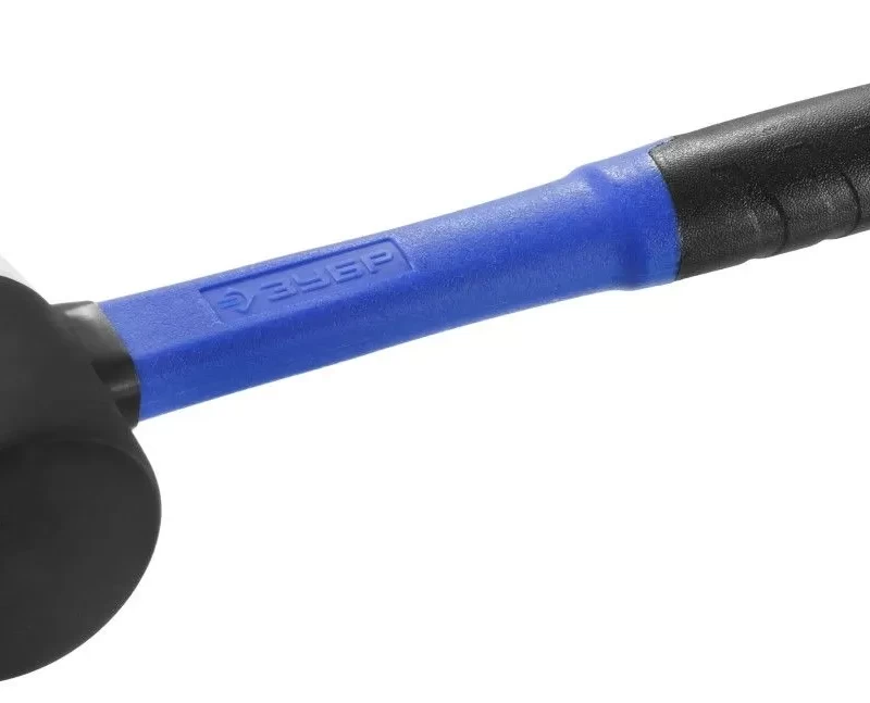 Киянка  "ПРОФЕССИОНАЛ" резиновая черно-белая, с фиберглассовой ручкой,