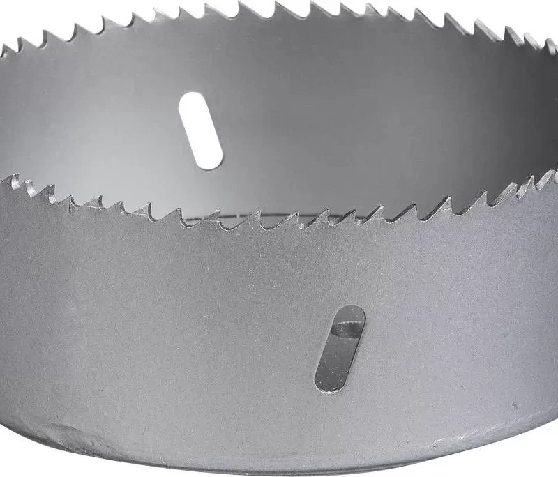 Коронка биметаллическая, быстрорежущая сталь, глубина сверления до