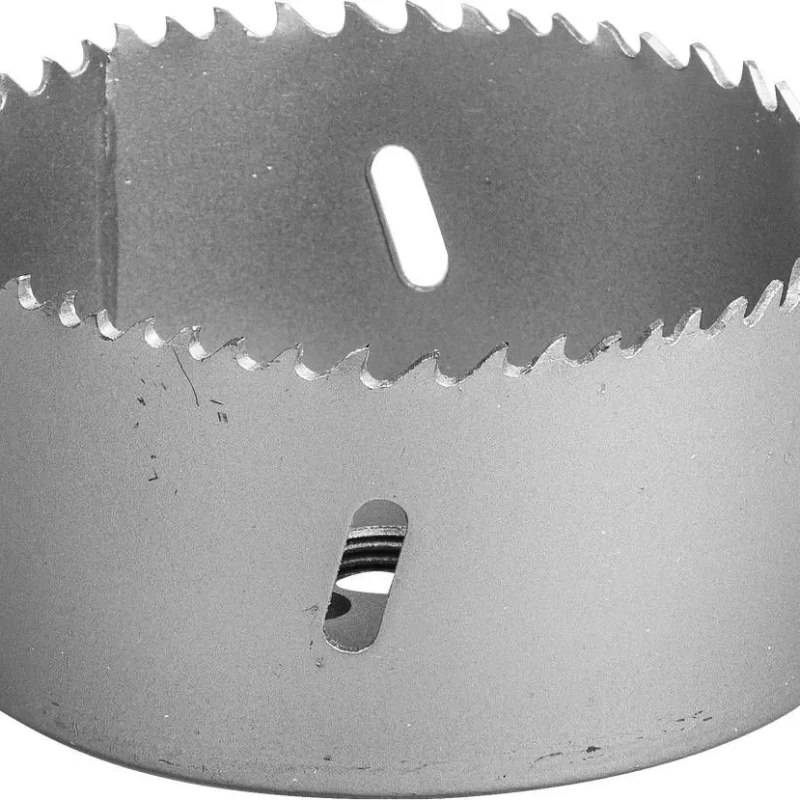 Коронка биметаллическая, быстрорежущая сталь, глубина сверления до