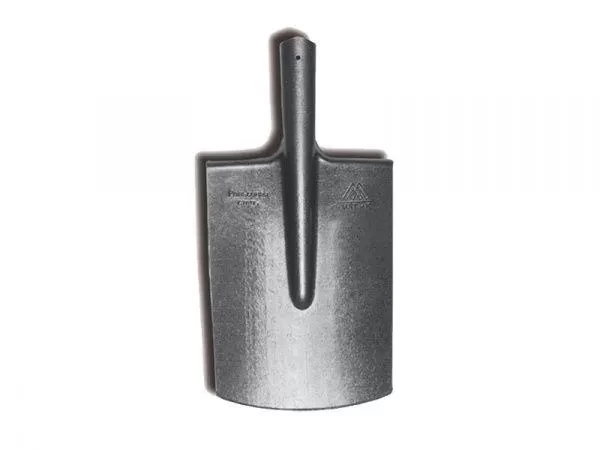 Лопата штыковая прямоугольная c деревянным черенком , рельсовая сталь