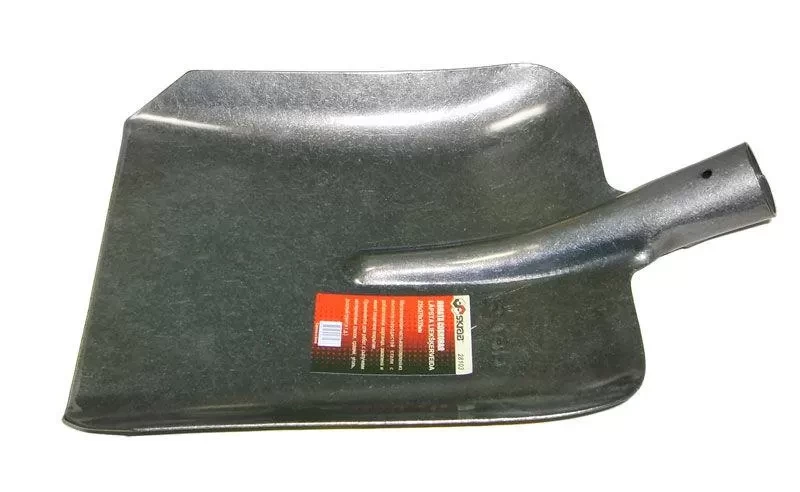 Лопата совковая с деревянным черенком , рельсовая сталь