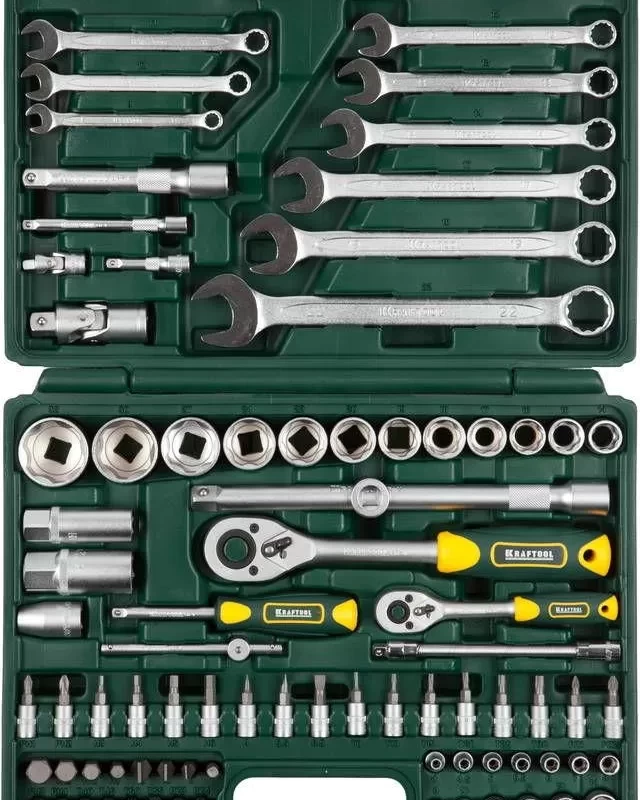 Набор  "EXPERT QUALITAT": Торцовые головки "SUPER LOCK" с присоединит квадратом,