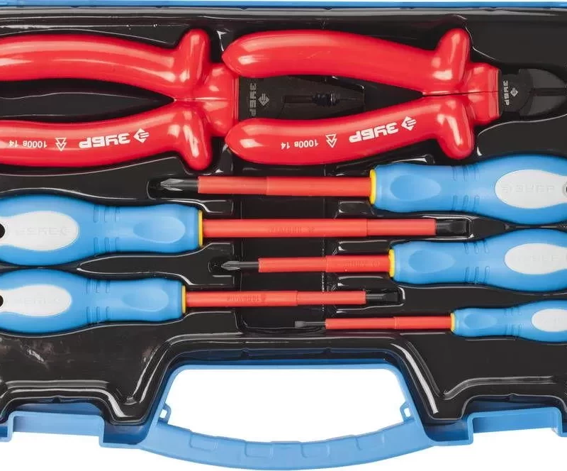 Набор: Губцевый инструмент, диэлектрический, высоковольтный до