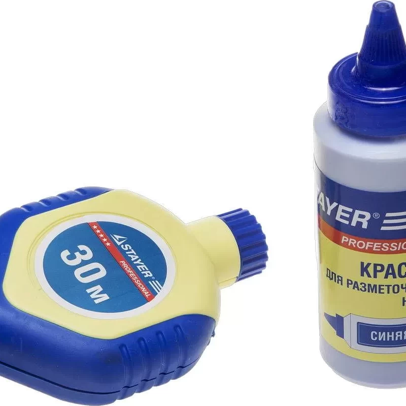 Набор нить разметочная с синей краской