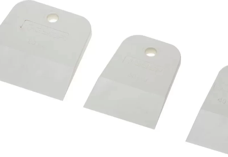 Набор  Шпатели "МАСТЕР" резиновые, белые,