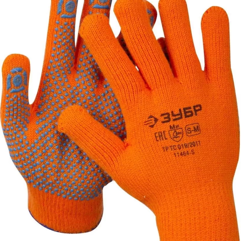 Перчатки утепленные Ангара, акриловые, с защитой от скольжения,