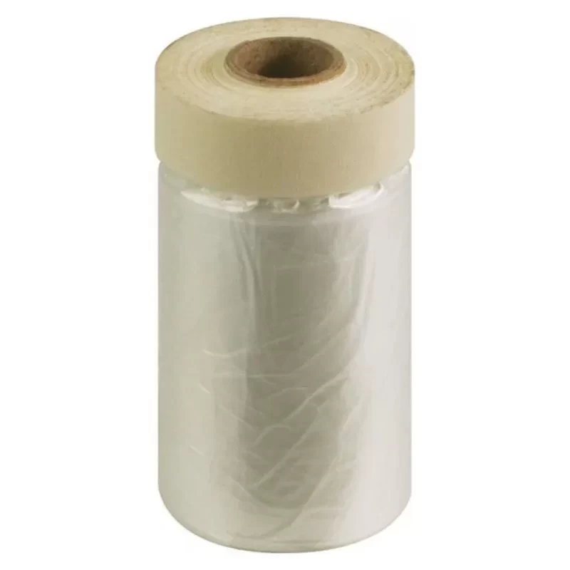 Плёнка защитная строительная с липким слоем