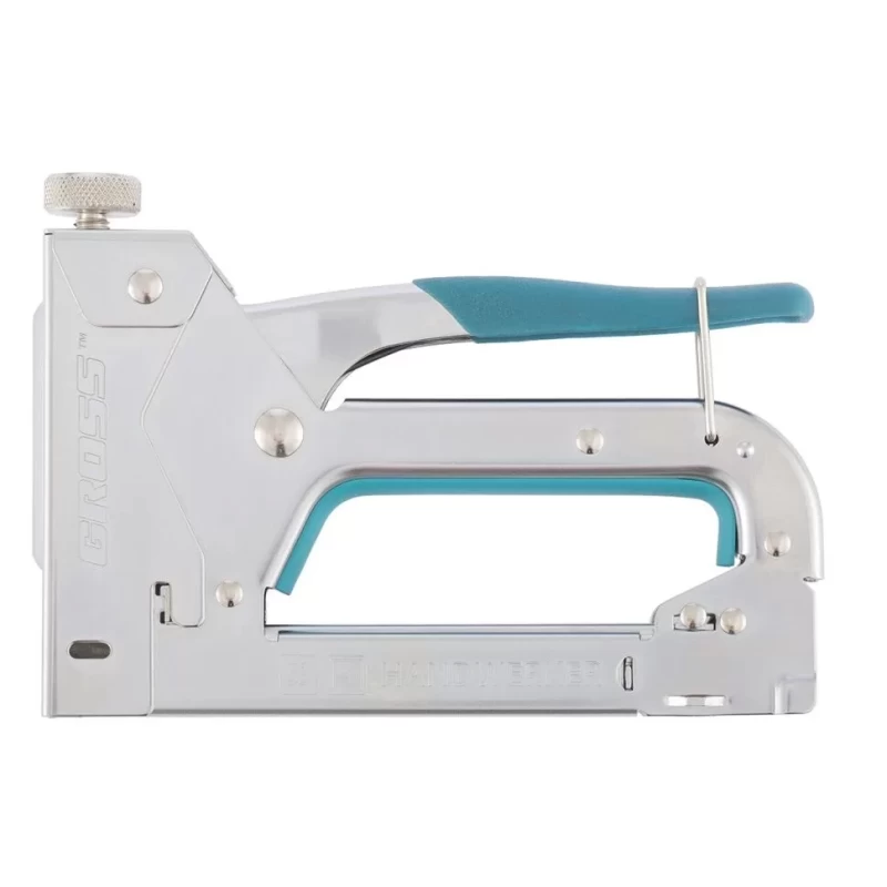 Степлер мебельный регулируемый (Handwerker), стальной корпус, тип скобы