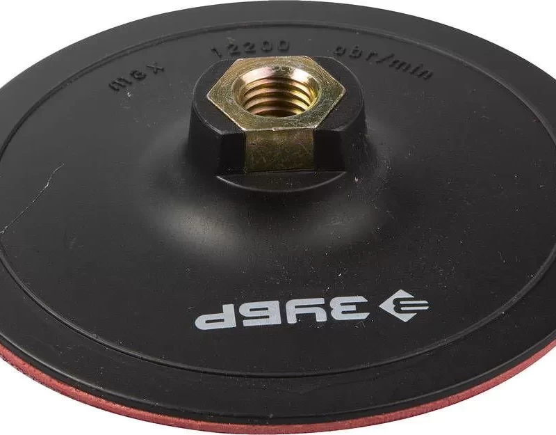 Тарелка опорная  "МАСТЕР" пластиковая для УШМ под круг на липучке, d