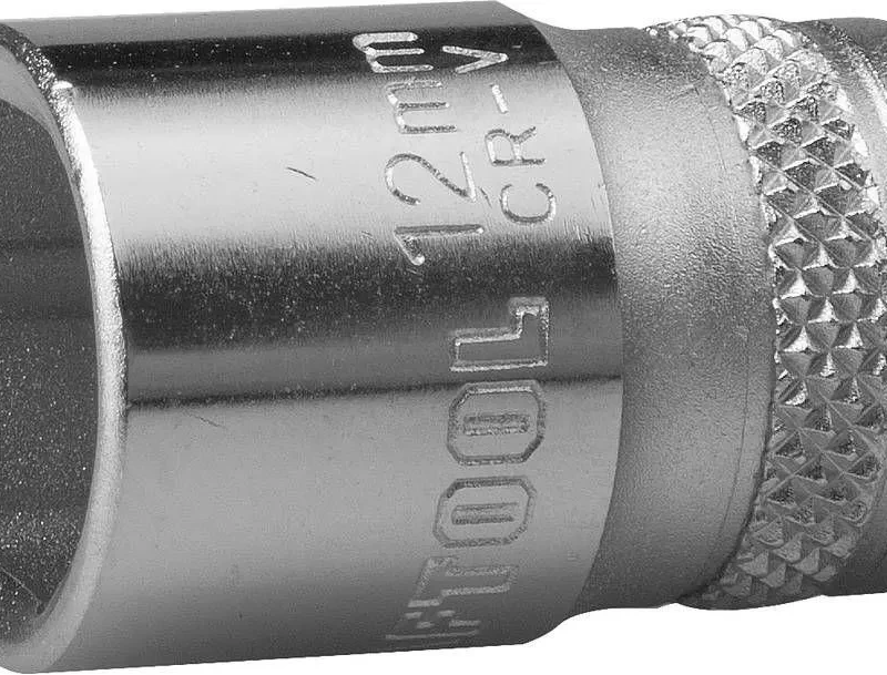 Торцовая головка  "INDUSTRIE QUALITAT", Cr-V, FLANK, хромосатинированная,